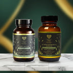 ProLife Super Capsule Duo bundle: CBD Super Capsules and Super Mushroom Capsules jars